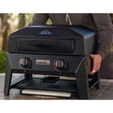 Nexgrill Fortress 2 Burner 4-in-1 BBQ Grill & Pizza Oven + Griddle + Grill Plate + Cover