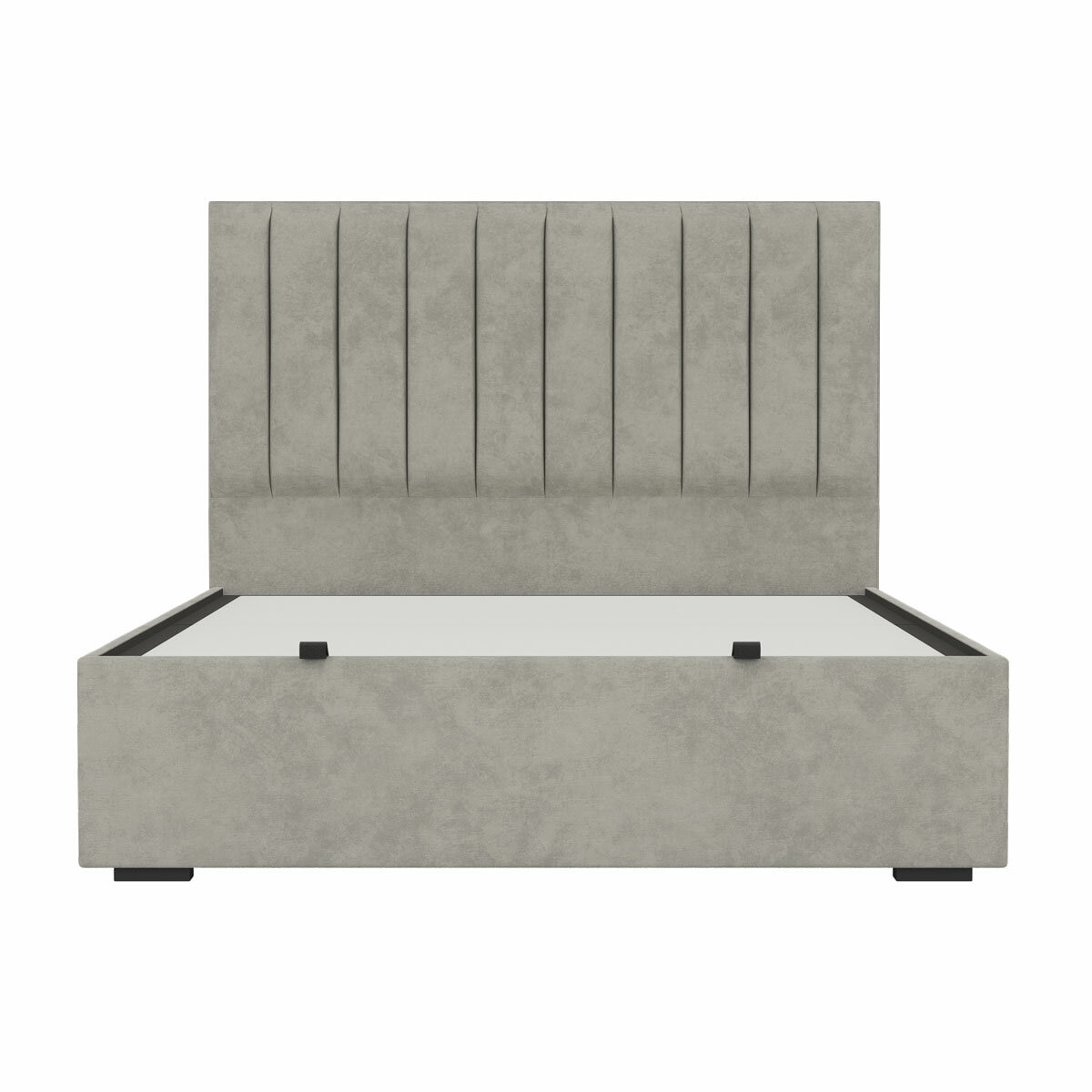 Highgrove Swift Grey Fabric Full Ottoman Bed Frame in 3 Sizes