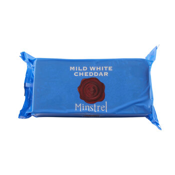 Minstrel Mild White Cheddar, Variable Weight: 1kg - 2kg