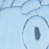 Disney Character Faux Rabbit Fur Oversized Cushion, Bluey