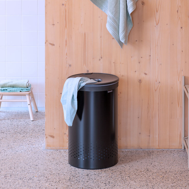 brabantia laundry bin 60L black