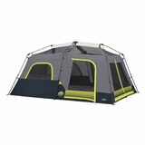 Core 10 Person Lighted Instant Cabin Tent