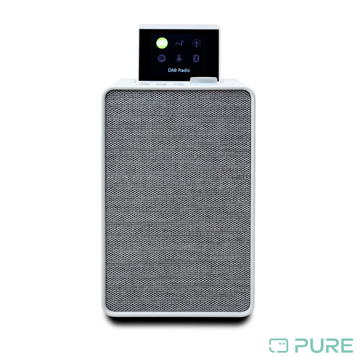 Buy Pure Evoke Spot DAB+/FM/Internet Radio Wi-Fi Bluetooth Compact Hi-Fi System, Cotton White at Costco.co.uk