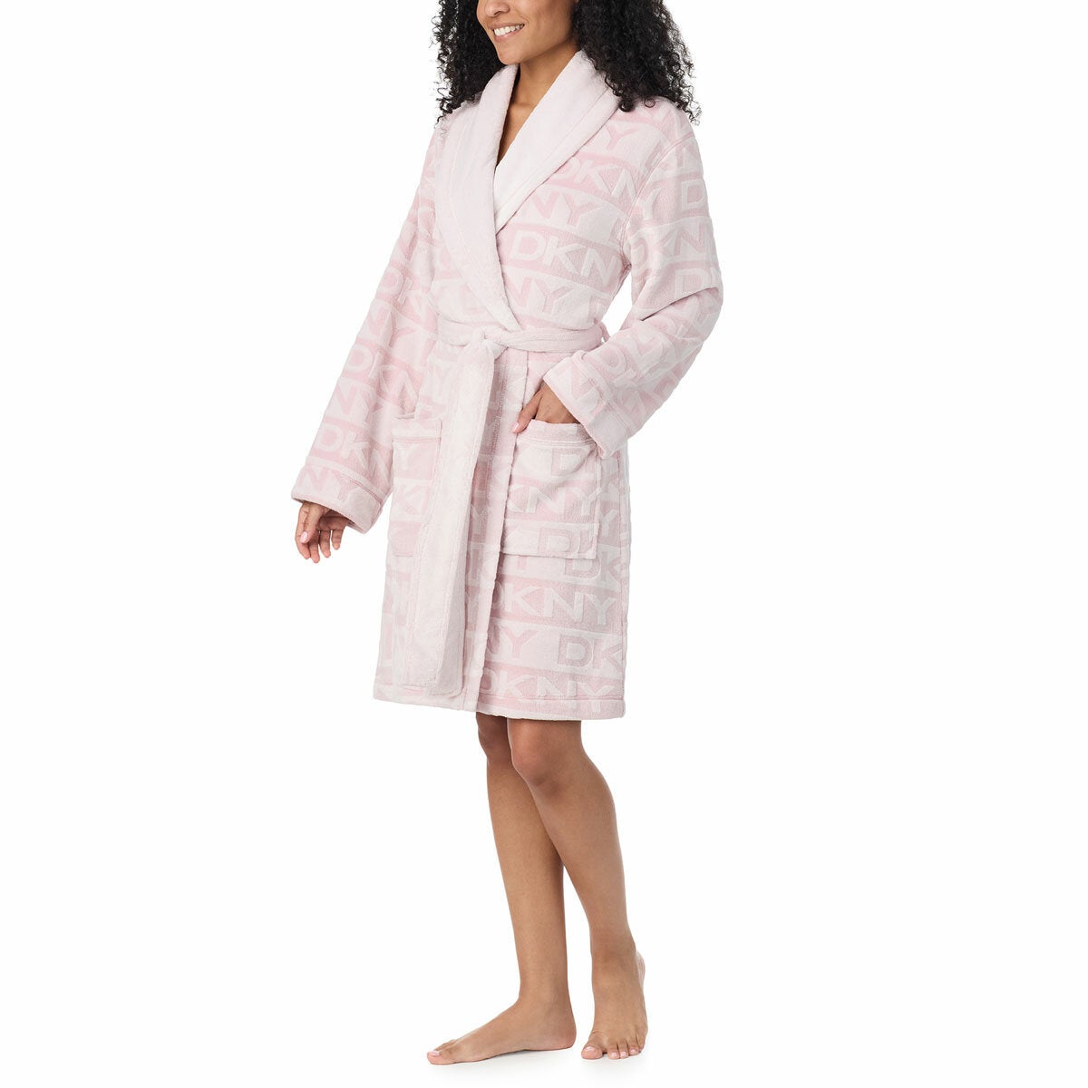 DKNY Ladies Frosted Robe