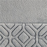Close up of Grey bath mat
