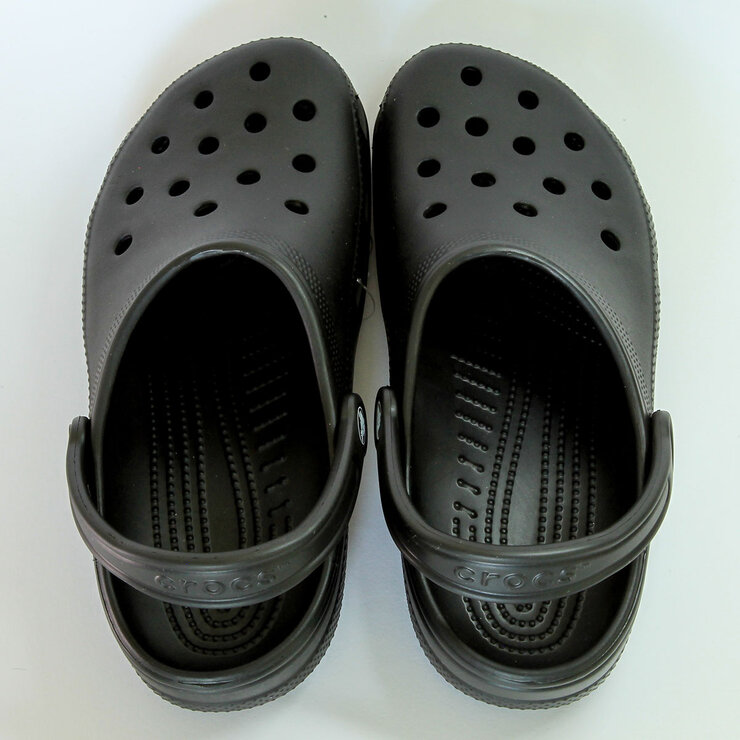 Crocs Kids Classic Clogs in Black
