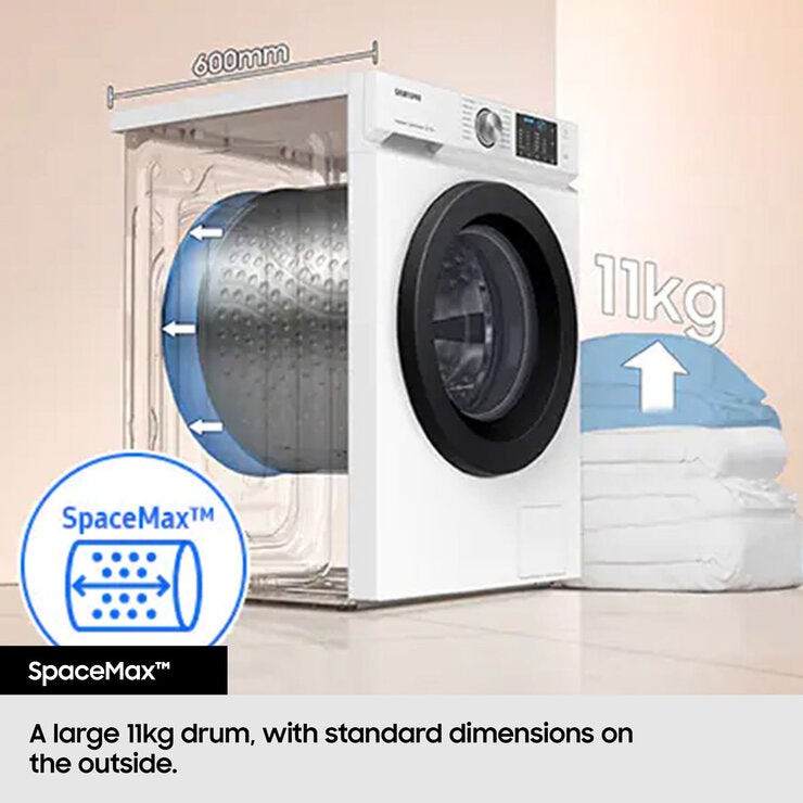 Samsung Series 7 WW11DB7B94GEU1 11kg 1400rpm Smart Washing Machine, A Rated in White Samsung Series 7 WW11DB7B94GEU1 11kg 1400rpm Smart Washing Machine, A Rated in White