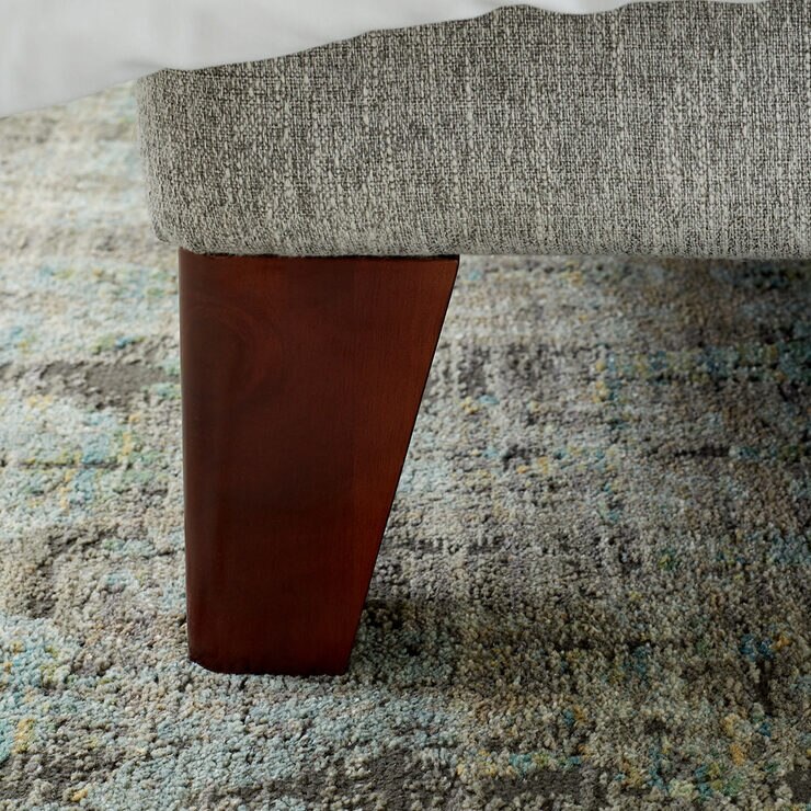 Northridge Home Grey Upholstered Bed Frame, Double Costco UK