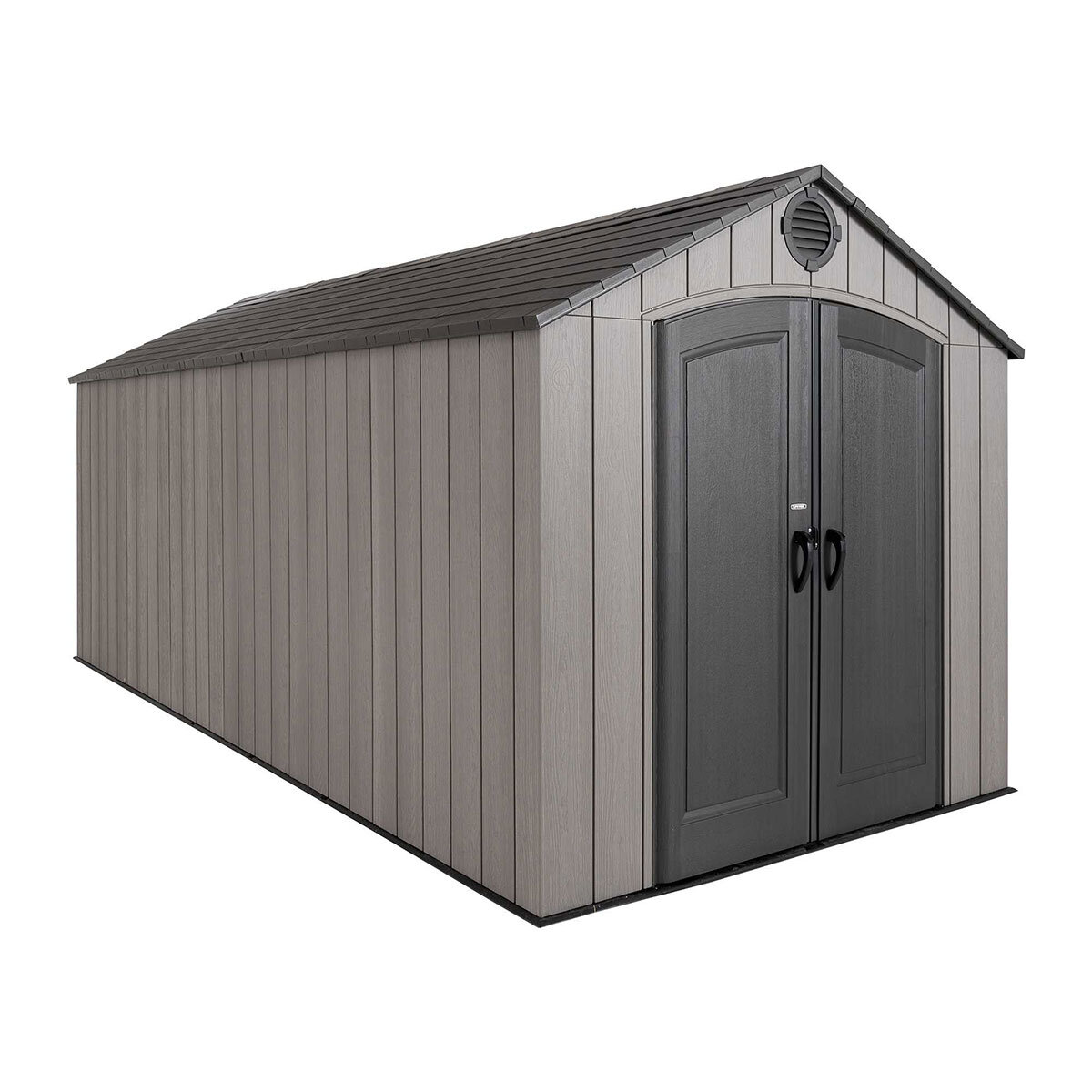 Lifetime 8ft x 17ft 5" (2.4 x 5.3m) Rough Cut Outdoor Storage Shed - Model 60352