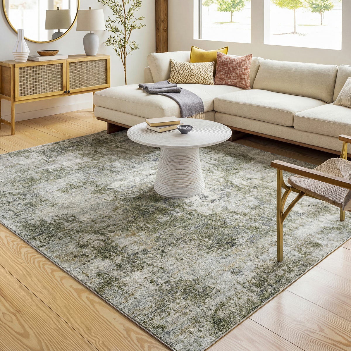 Livabliss Avellino Green Rug, In 2 Sizes Livabliss Avellino Green Rug, In 2 Sizes