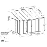 Palram Canopia Sanremo Lean To Conservatory
