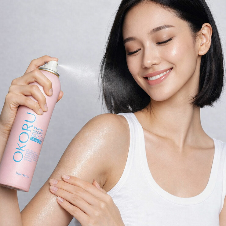 image of okoru body lotion