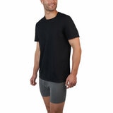 Kirkland Signature Men's Cotton Crewneck T-Shirt, 6 Pack in Black