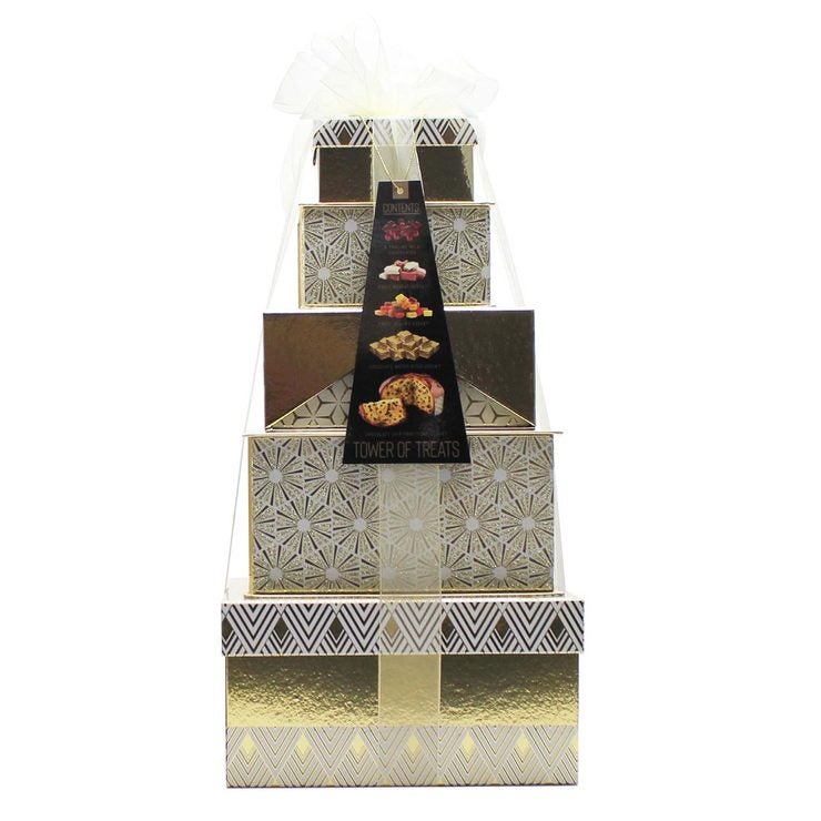 Festive Tower of Treats, 2.2kg in 2 Colours Festive Tower of Treats, 2.2kg in 2 Colours