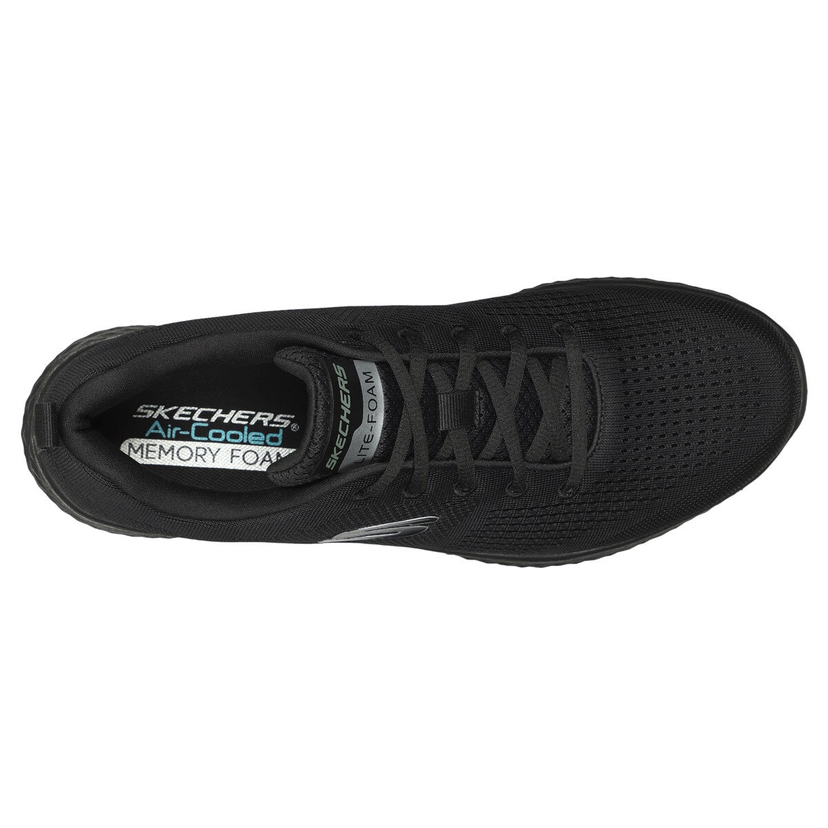 Skechers Mens Foam Trainer Black | Costco