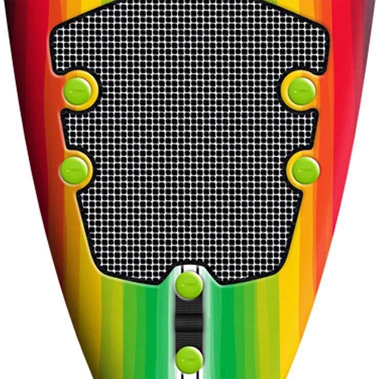 Wavestorm™ 8ft Classic Surfboard in Green and Red Costco UK