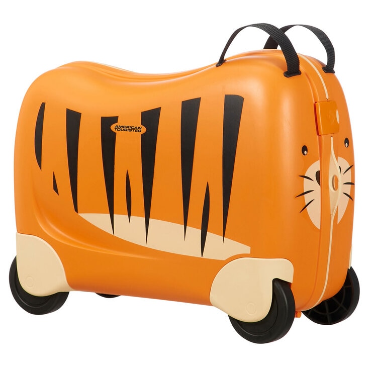American Tourister Funrider Ride On Hardside Case in Tiger Design (3-6 Years) American Tourister Funrider Ride On Hardside Case in Tiger Design (3-6 Years)