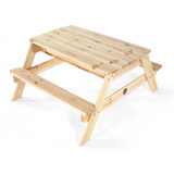 Plum Wooden Sand And Picnic Table (18+ Months)