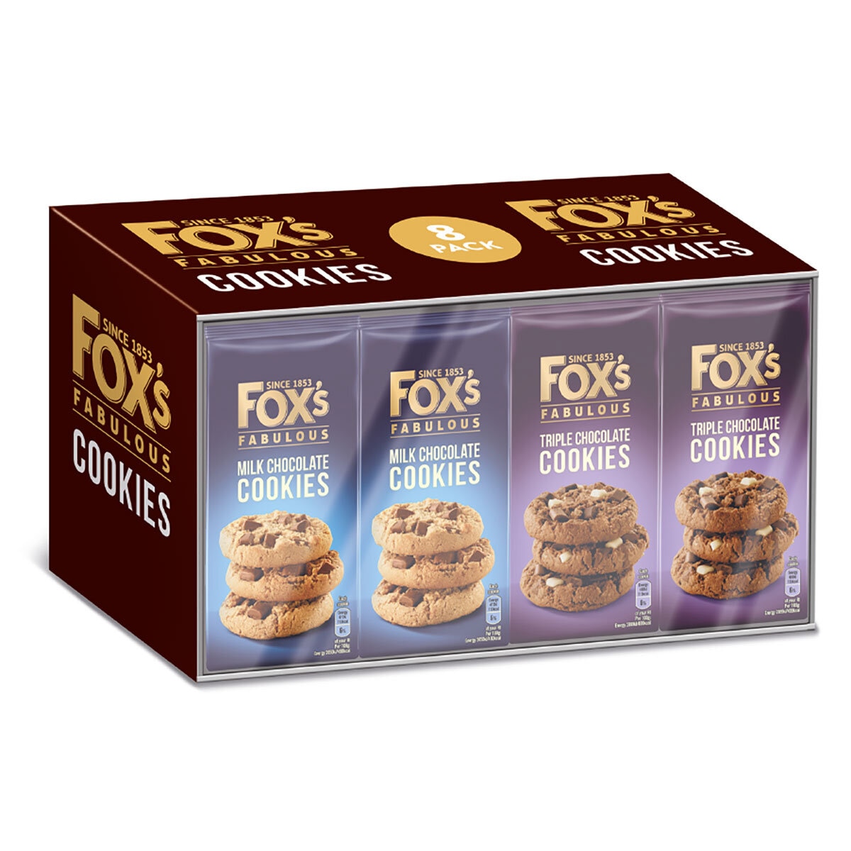 Foxs Cookie Assortments, 8 x 180g