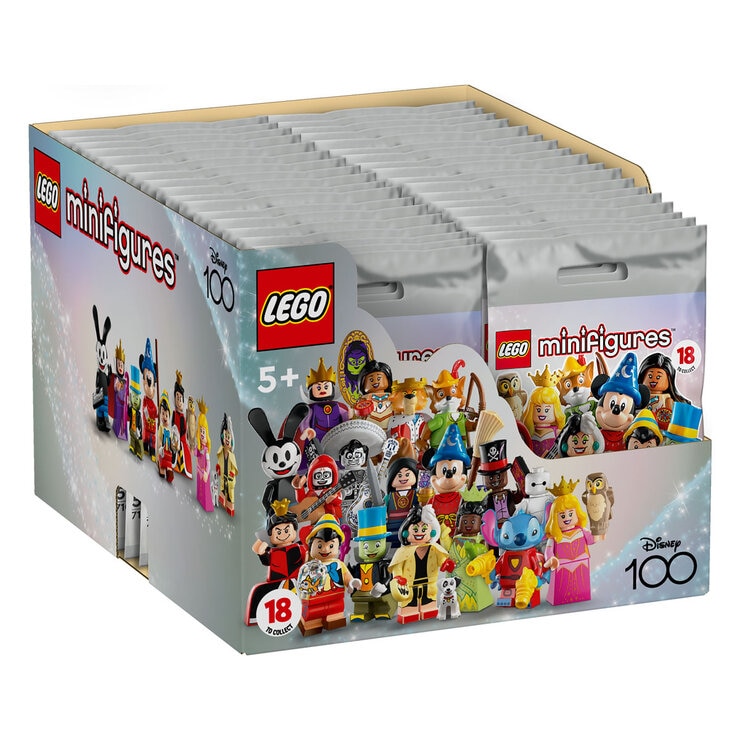 LEGO Minifigures Disney 100, Assorted 36 Pack - Model 71038 (5+ Years) LEGO Minifigures Disney 100, Assorted 36 Pack - Model 71038 (5+ Years)