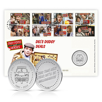 Only Fools and Horses Royal Mail® Collectable Stamps - Medal Cover