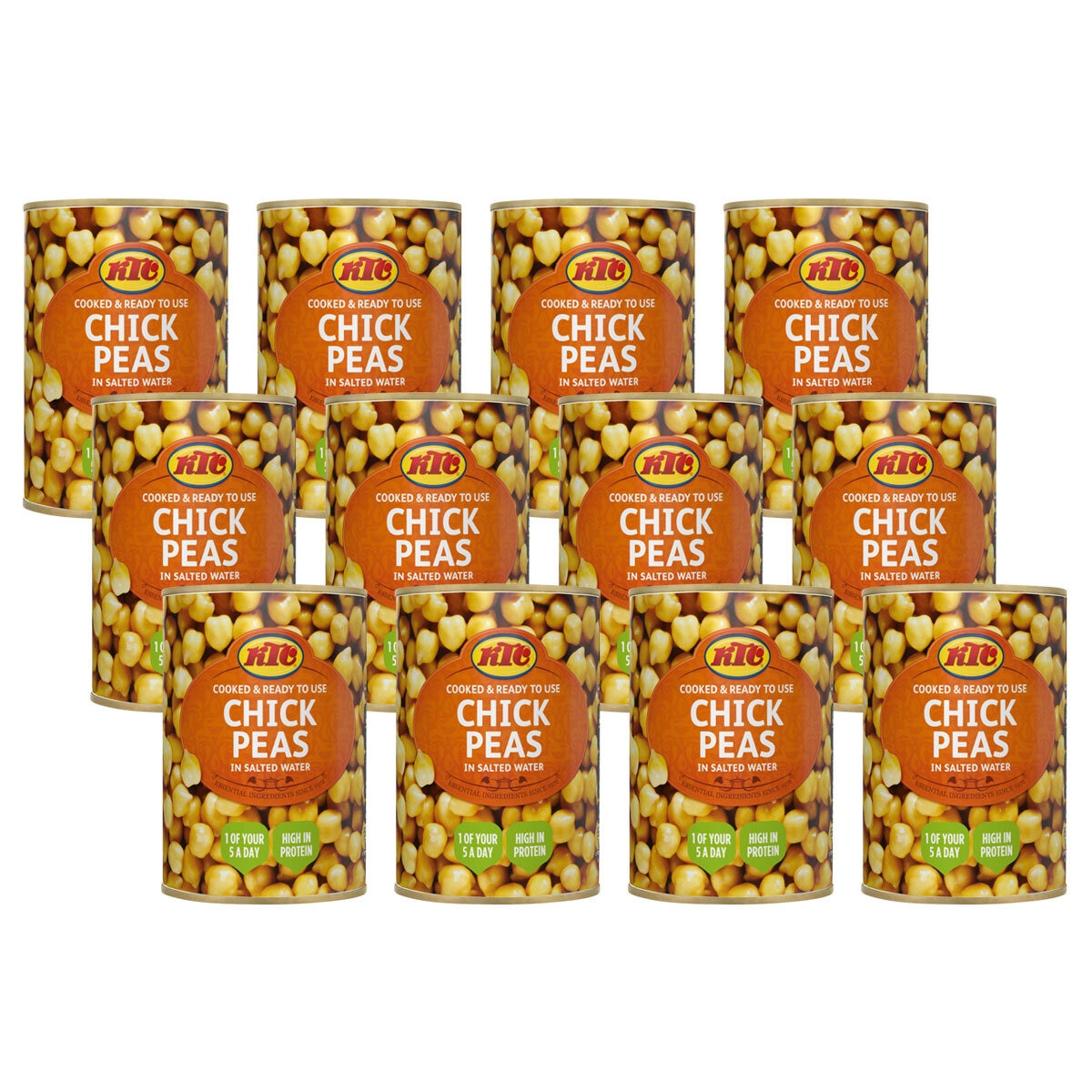 KTC Chick Peas, 12 x 400g