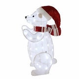 Outdoor Lit Polar Bears - Pack Of 2 Outdoor Lit Polar Bears - Pack Of 2