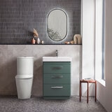 Tavistock Curve 3 Drawer vanity unit with basin in 2 colours at costco.co.uk