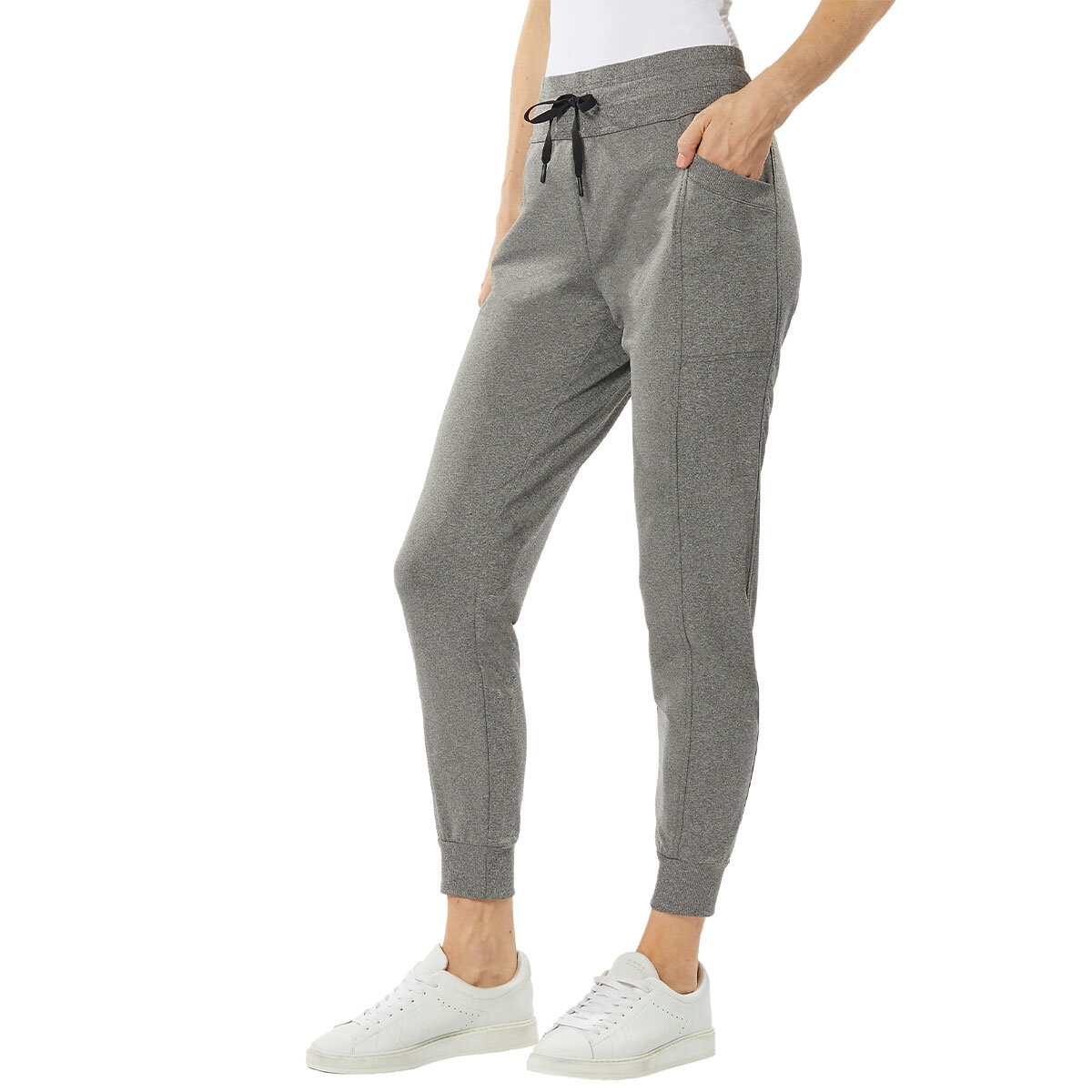 32 Degrees Ladies Pocket Jogger in Heather Grey | Costco UK