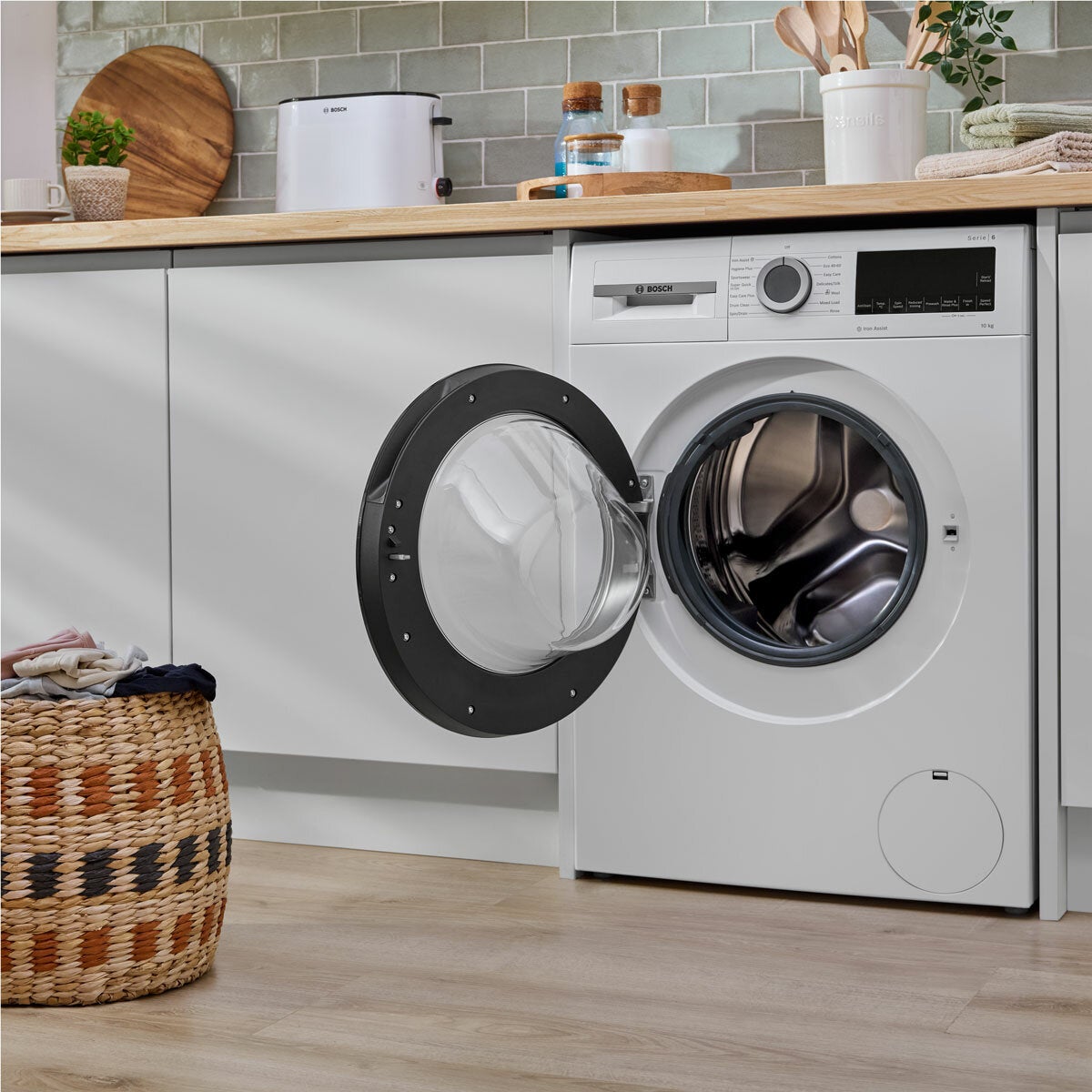 Bosch WGG254Z1GB Series 6, 10kg Washing Machine, A Rated in White