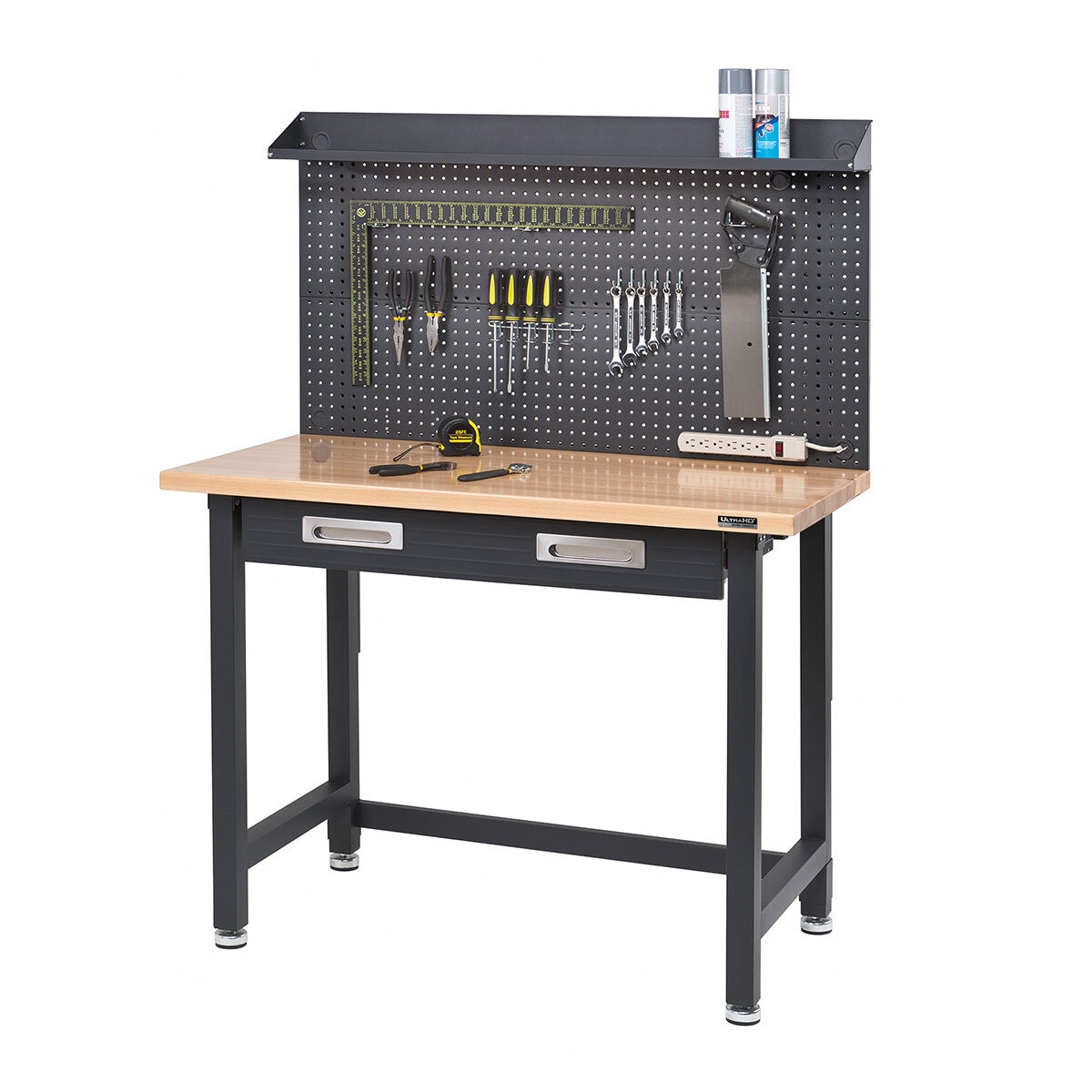 Seville UltraHD Workbench with Peg Board Costco UK