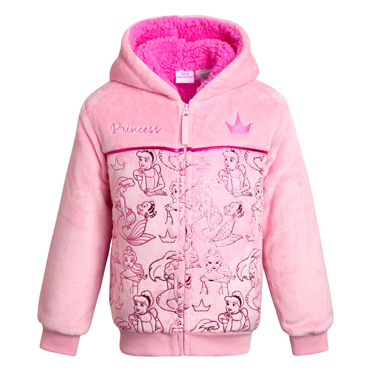 Character Kids Princess Plush Hoodie