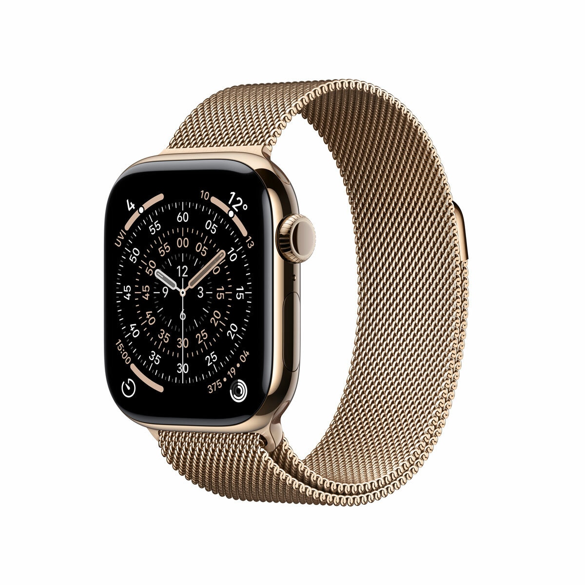 Buy Apple Watch Series 11 GPS + Cellular, 42mm Gold Titanium Case with Gold Milanese Loop, MF8Y4MP/A at costco.co.uk