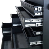 Open close up HILKA 55" 8 DRWR TROLLEY TOOL TROLLEY PCC55