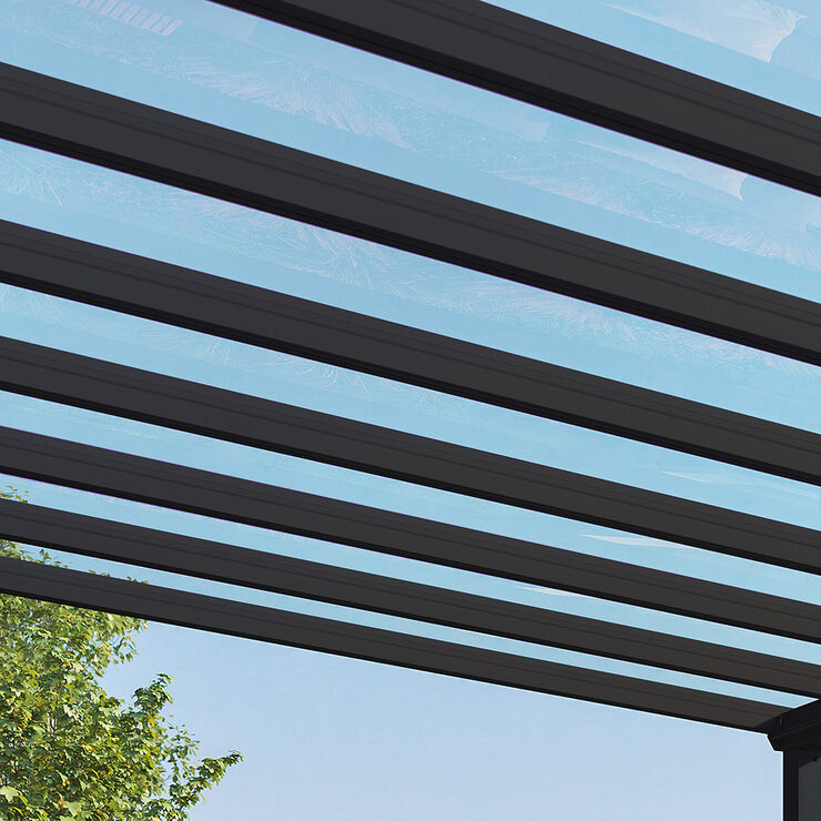 Palram Canopia Stockholm 11ft 2" x 21ft 8" (3.4 x 6.6m) Aluminium Patio Cover