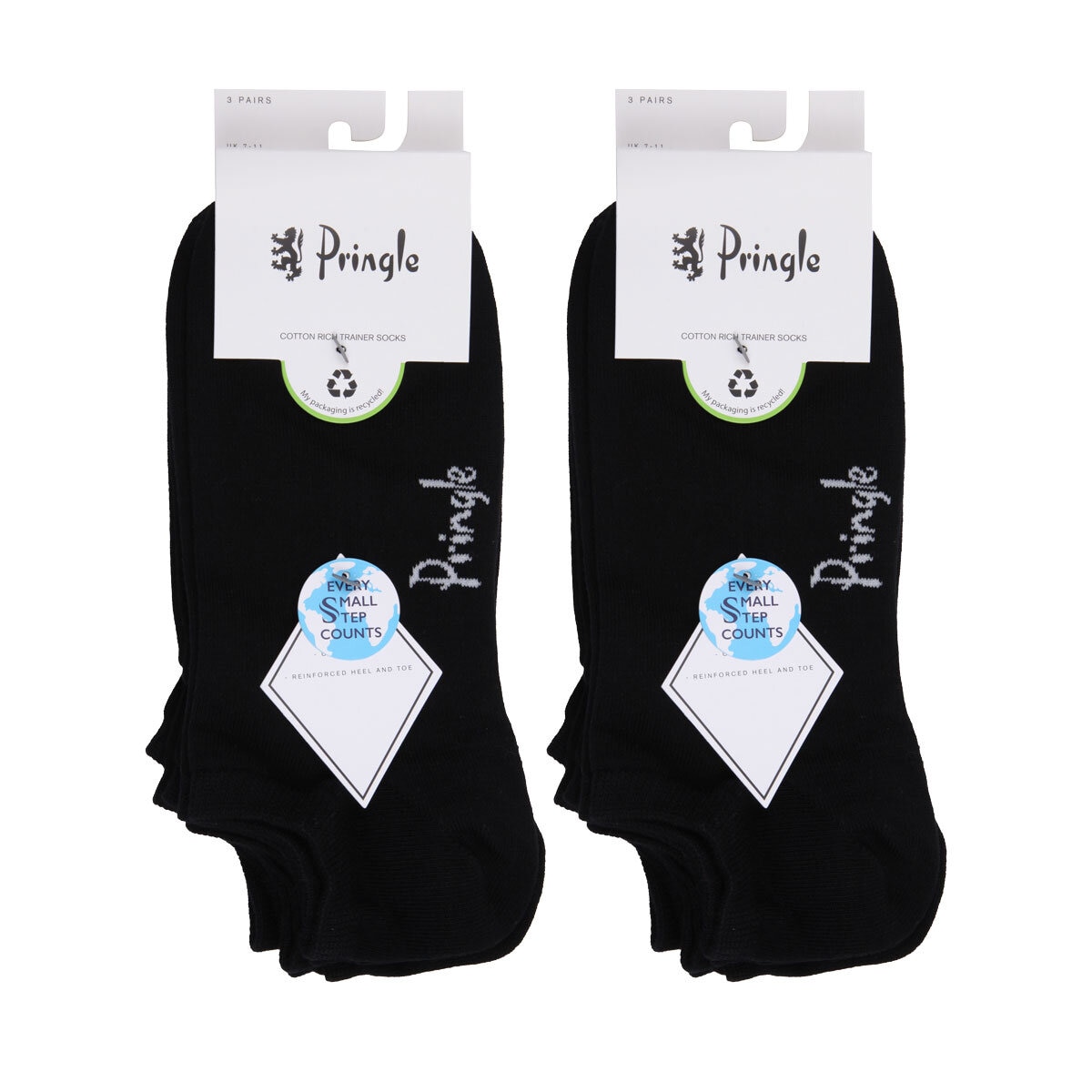 Pringle Men's 2 x 3 Pack Trainer Socks