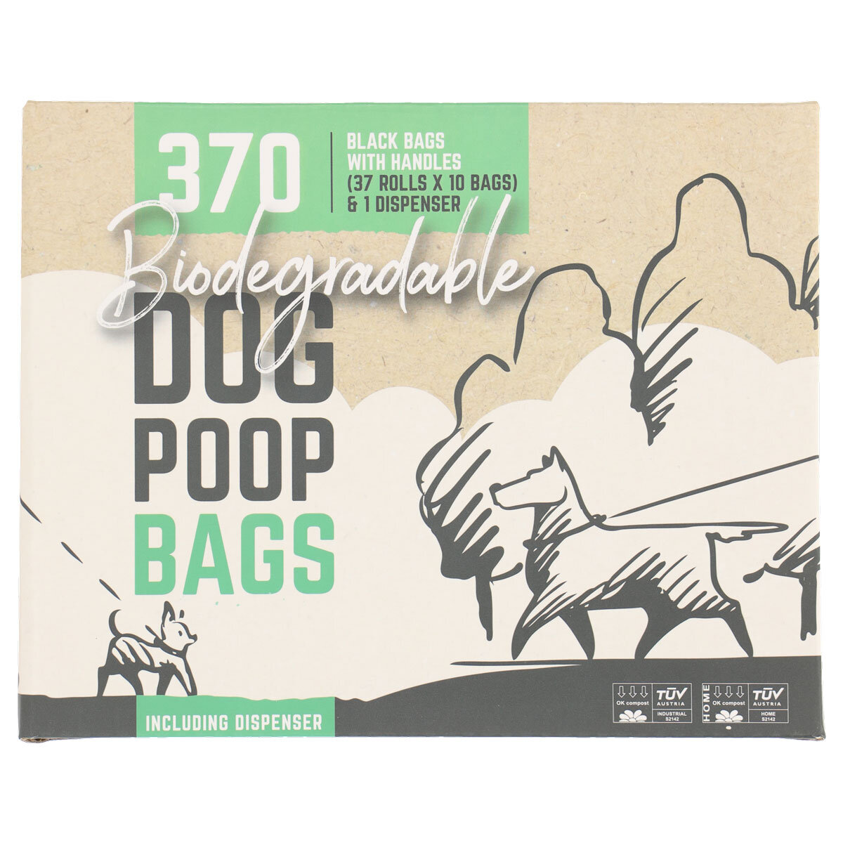 Bags on Board Dog Poop Bags, Strong, Leak Proof Dog Waste Bags