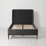 Swyft Bed 02 Charcoal Grey Velvet Bed Frame, King