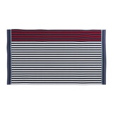 Bedeck coastal navy bath towel