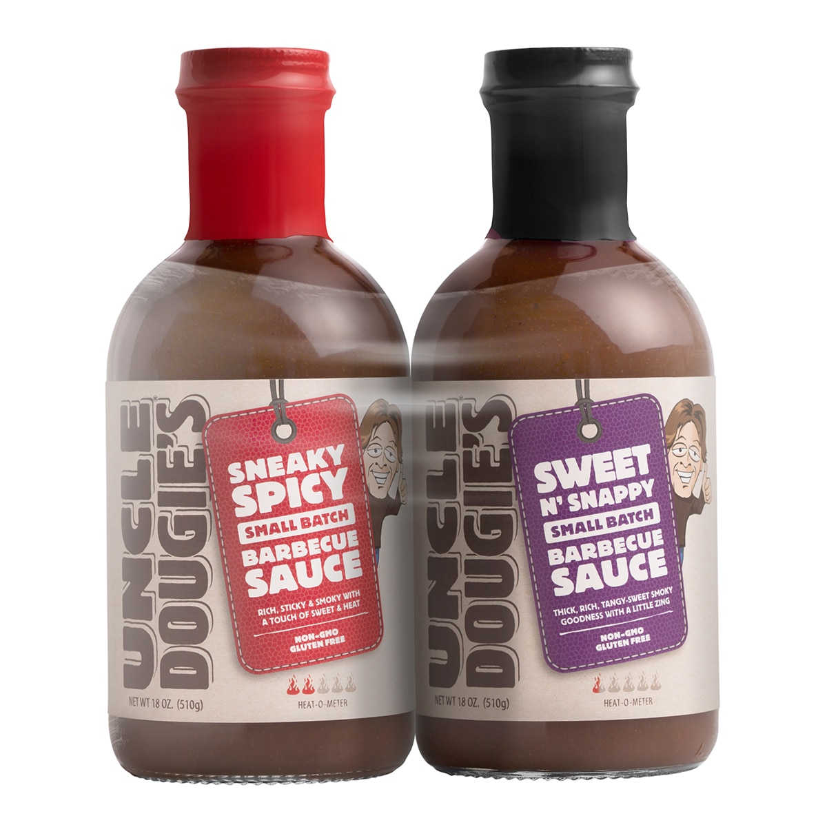 Uncle Dougie's Barbecue Sauce Mixed Pack, 2 x 946ml