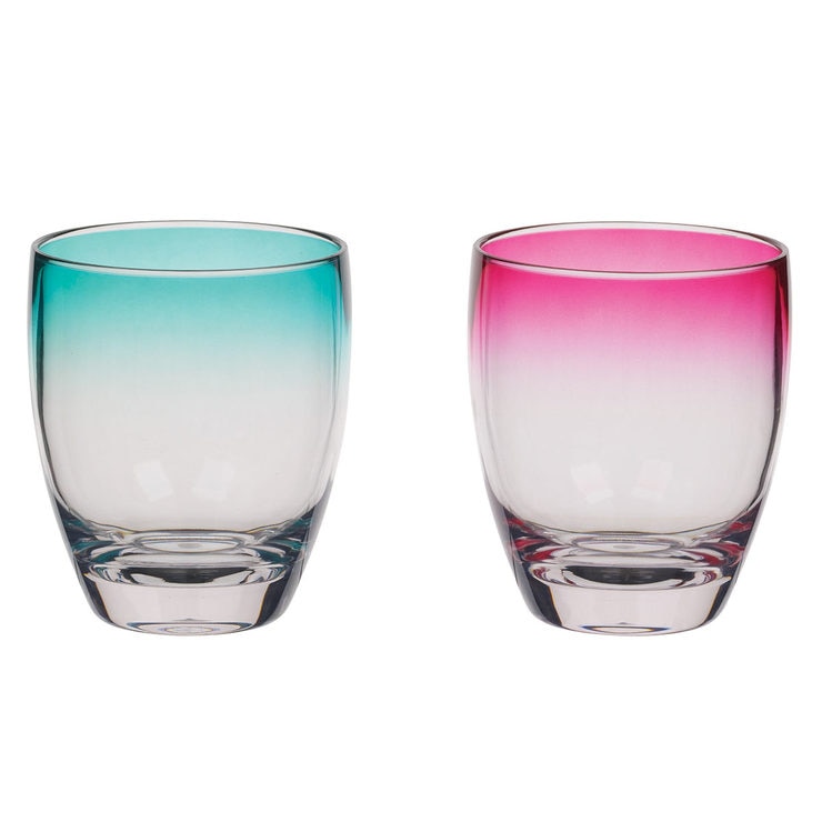 Tritan Ombre Acrylic Drinkware 12 Piece Set Costco UK