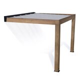 Palram Canopia Helsinki 9ft 10" x 11ft 2" (3m x 3.4m) Cedar Wood Patio Cover