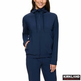 Kirkland Signature Women's Full Zip Active Jacket in Blue