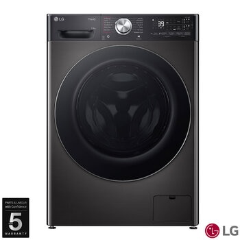 LG F4Y913BCTA1, 13kg, 1400rpm, Washing Machine, A Rated in Black