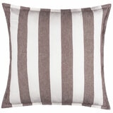 Yard Hayle Brown Striped Indoor Outdoor Cushion, 50 x 50 cm
