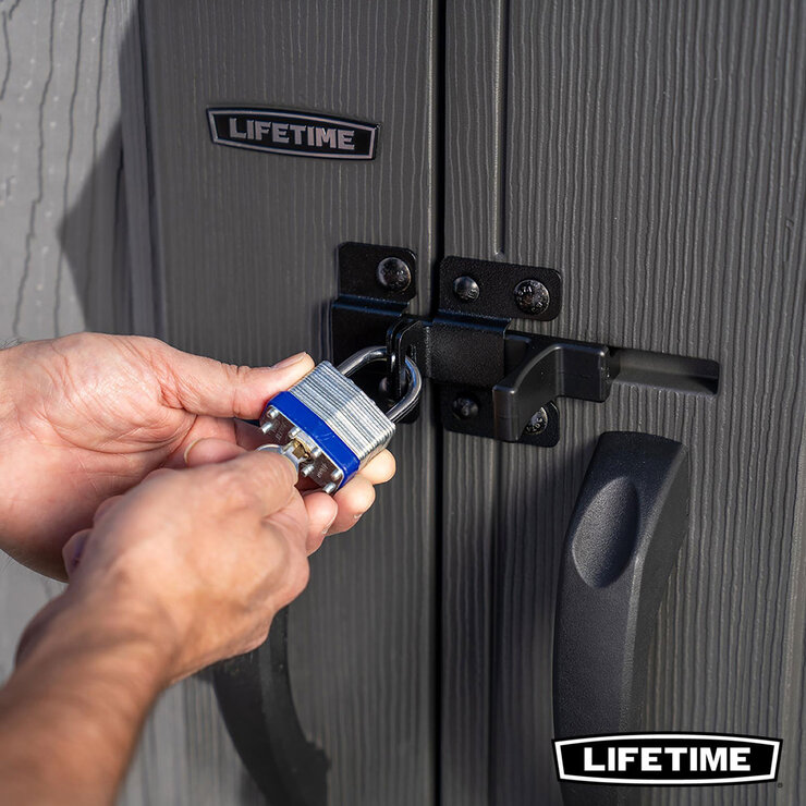 Lifetime 8ft x 20ft (2.4 x 6.1m) Storage Shed - Model 60470