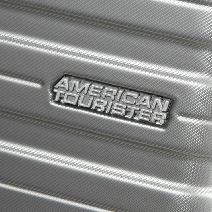American Tourister 3pc Luggage Set Spinner Case In Silver