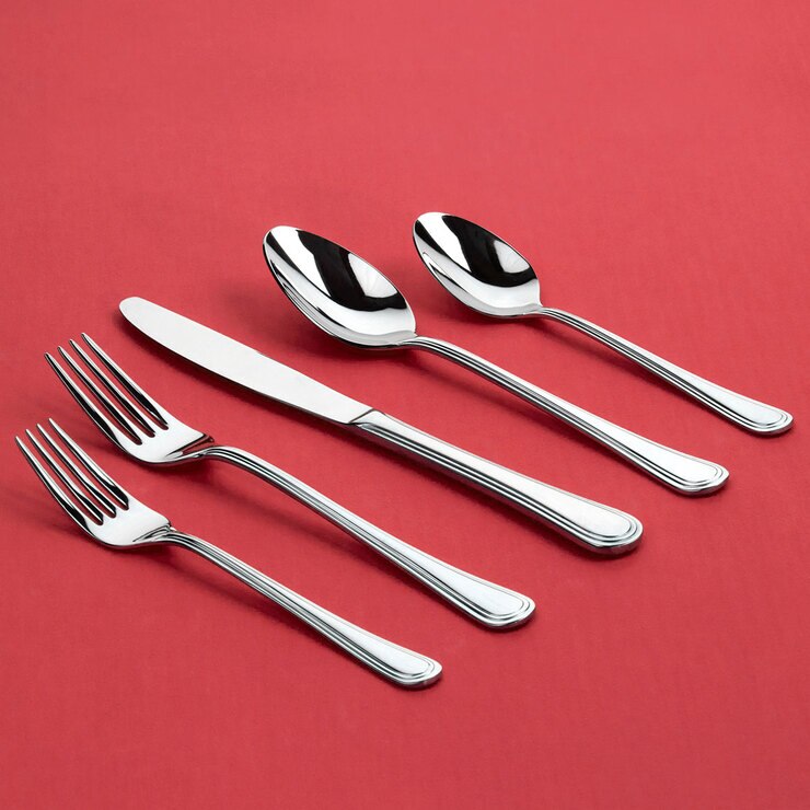 Bistro Stainless Steel 50 Piece Cutlery Set Costco UK