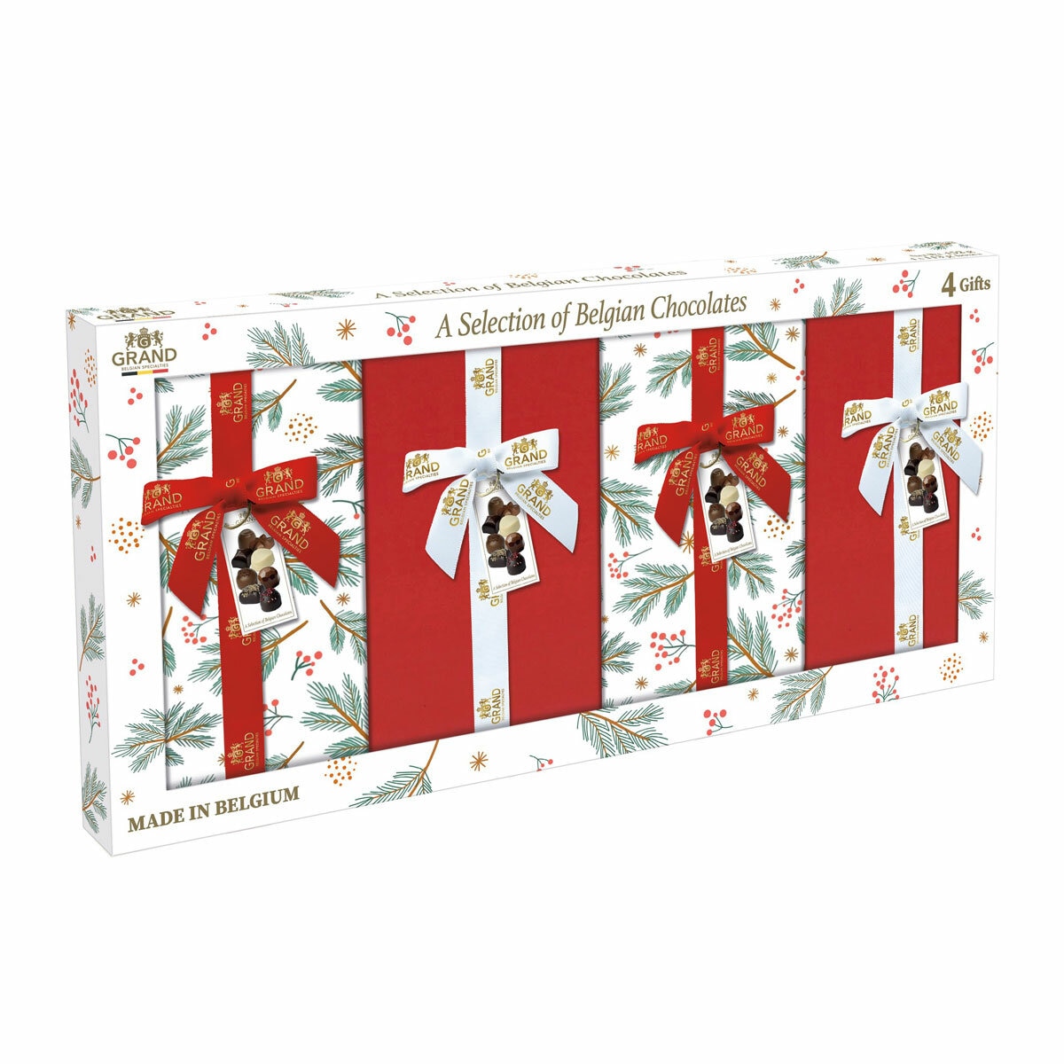 Gudrun Wrapped Ballotin, 4 x 130g Gudrun Wrapped Ballotin, 4 x 130g