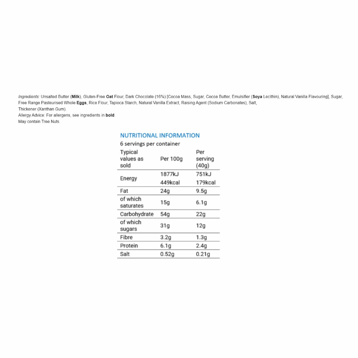 Doughlicious Chocolate Chip Gourmet Cookie Dough, 12 x 40g